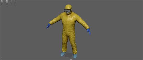 Hazmat Suit 3D Model $15 - .fbx .ma .obj .ztl .max .blend .unknown - Free3D