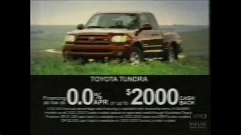 Toyota Tundra Television Commercial 2003 Youtube