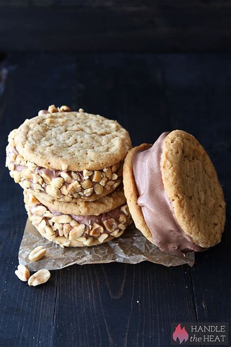 Peanut Butter Cup Ice Cream Sandwiches Recipe Handle The Heat Recipe Ice Cream Sandwiches