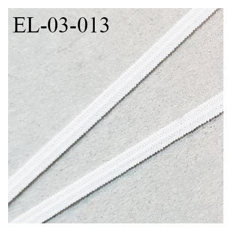 Elastique 3 mm spécial lingerie et couture couleur naturel ou opale élastique très souple prix
