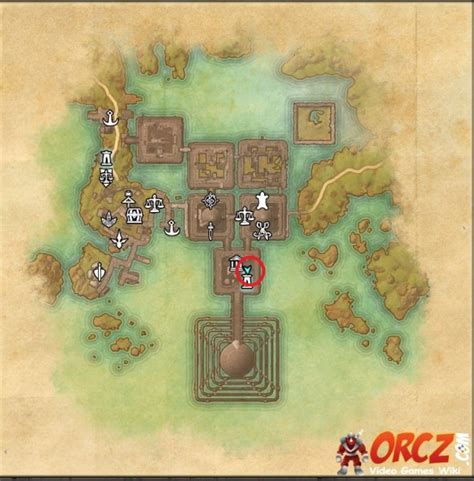 ESO Morrowind Vivec Temple Wayshrine Map Orcz The Video Games