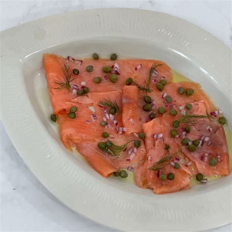 Carpaccio De Salmon Ahumado La Soleta Arte En Cocina