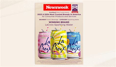 LaCroix Once Again Named ‘Most Trusted Brand’ by Newsweek - LaCroix