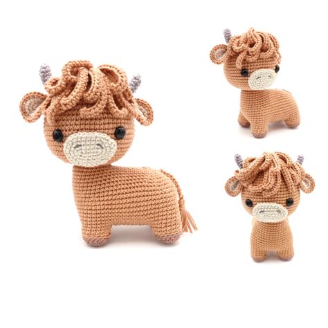 Highland Cow Amigurumi Pattern