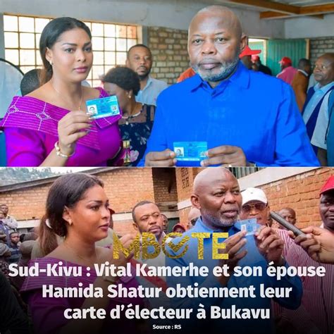 MBOTE on Twitter Sud Kivu Vital Kamerhe et son épouse Hamida Shatur