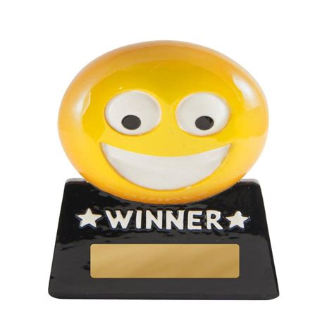 Winner Emoji Trophy | The Trophy Super Store