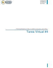 Tarea Virtual Pdf Unidad Actividades De Aprendizaje