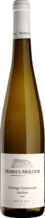 Markus Molitor WC Riesling Zeltinger Sonnenuhr Auslese Sec 2019