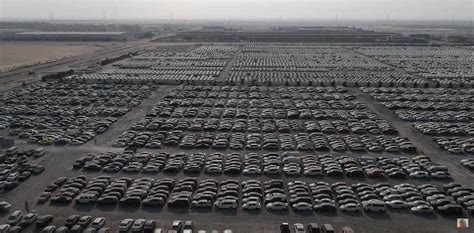 Giant Scrapyard In Dubai Is Chock Full Of High End Cars