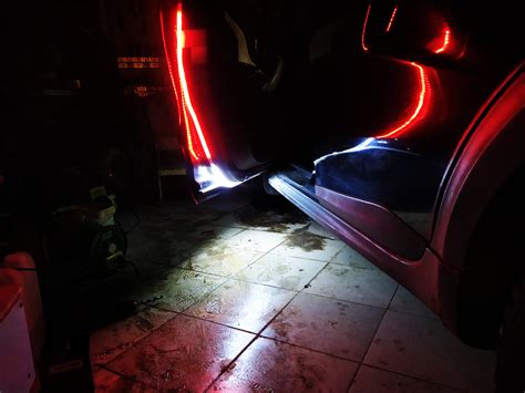 Светодиодные ленты на двери (ll часть). — Lada XRAY, 1,6 л, 2016 года ...