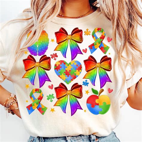 Hot Trending Autism Coquette Autism Autism Awareness Coquette Retro Autism Bow Autism Mama