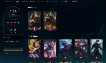 CONTA LOL FULL ACESSO114 SKINS HONRA League Of Legends Contas