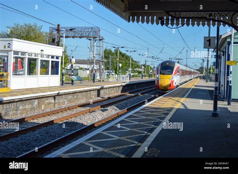 Train platform newark northgate station hi-res stock photography and ...