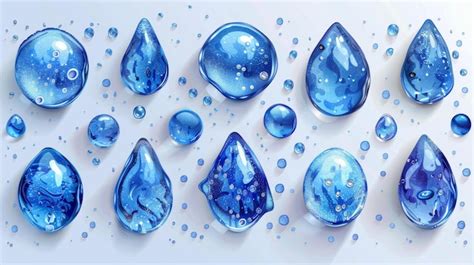 Segregar Líquido Em Forma De Gotas - Gotas de água gotas d'água líquido claro bolhas frias líquido limpo ...