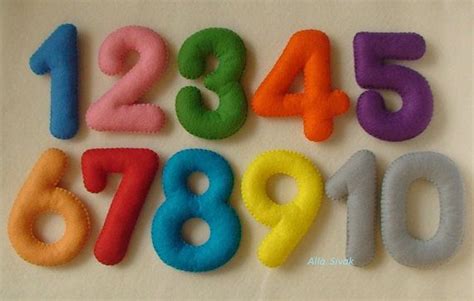 Felt Numbers Pdf Pattern Learning Numbers Numbers Pattern Etsy Felt