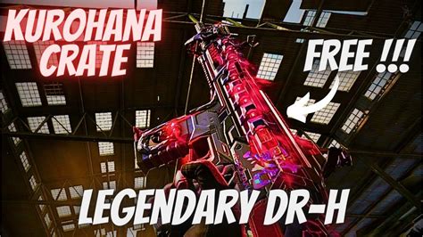 Kurohana Weapon Crate Free Legendary In Cod Mobile Youtube