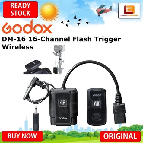 Godox DM 16 16 Channel Studio Flash Trigger Wireless Transmitter