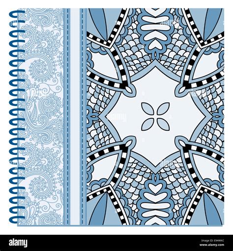 design of spiral ornamental notebook cover Stock Photo - Alamy