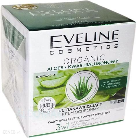 Eveline Cosmetics Organic Krem Ochronny Aloes 50Ml Opinie I Ceny Na