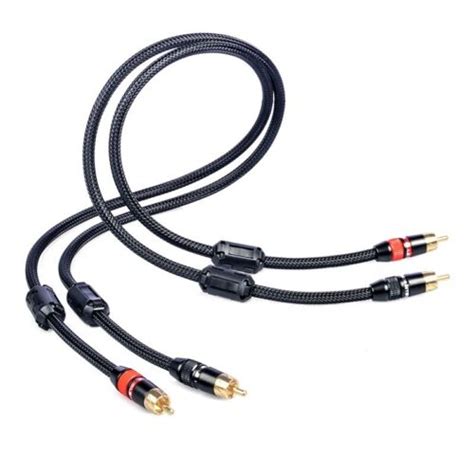 Shielded OFC HiFi RCA Cable Audio Signal Interconnect Cable Gold