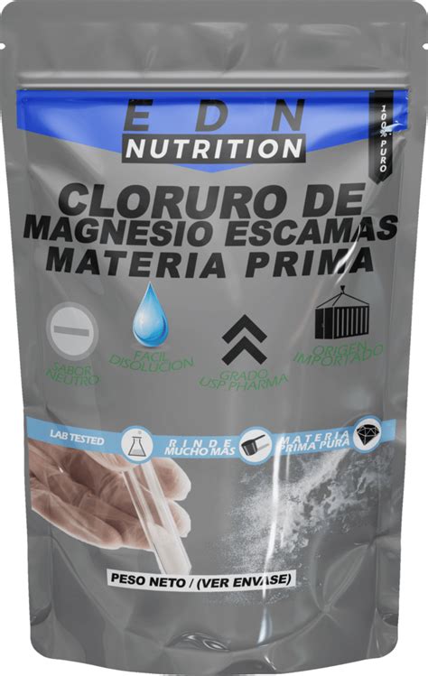 Cloruro De Magnesio Escamas Kg Importado Every Day Nature Suplementos