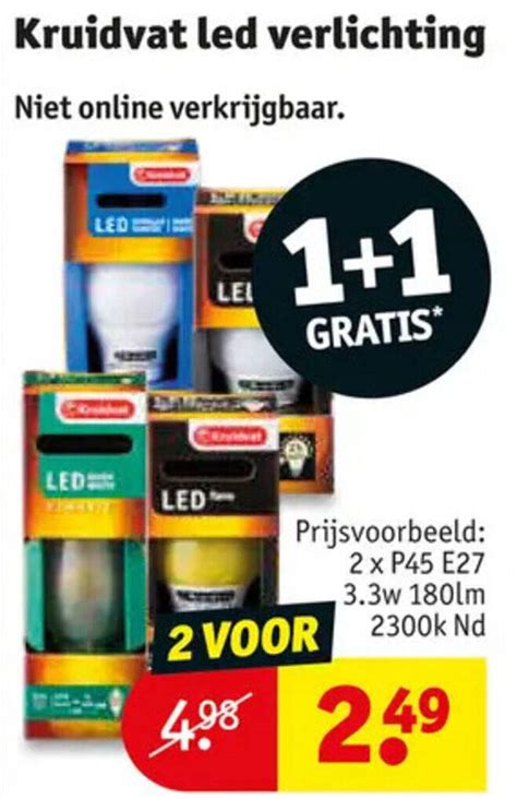 Kruidvat Led Verlichting Promotie Bij Kruidvat