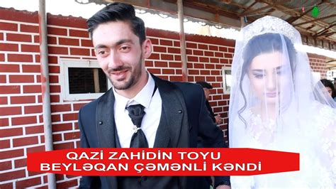 toy beyleqan cemenli kendi qazi zahid youtube