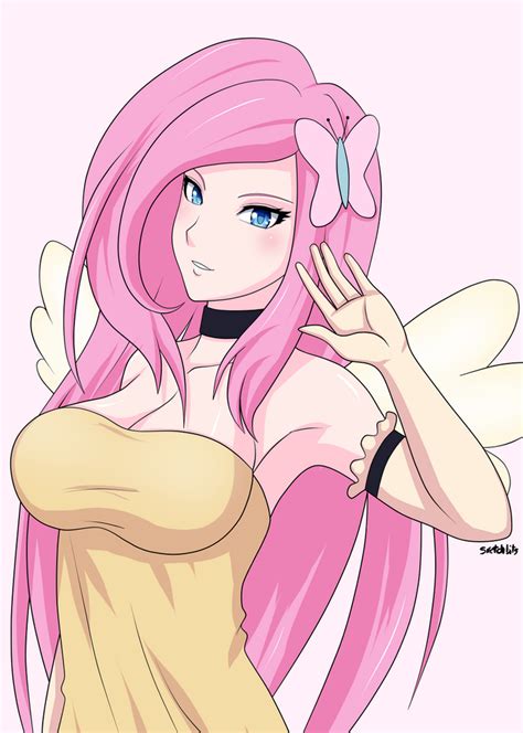 Mlp Human Fluttershy By Sketchbits On Deviantart