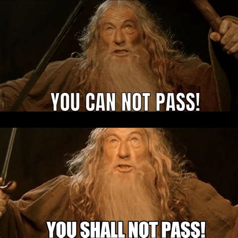 Ian Mckellen Gandalf You Shall Not Pass