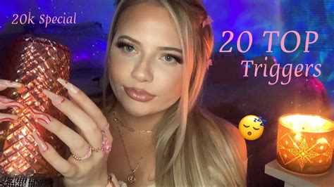 Asmr Top 20 Favorite Triggers 20k Special 🍾 Youtube