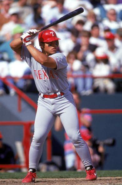 Ivan Rodriguez Of The Texas Rangers Bats During A Season Game In 1991