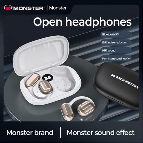 Jual Znp X Monster Mh22156 Ows Bone Conduction Earphone Bluetooth