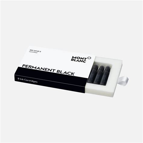 Ink Cartridges, Permanent Black, DIN ISO 14145-2, 8-unit package ...