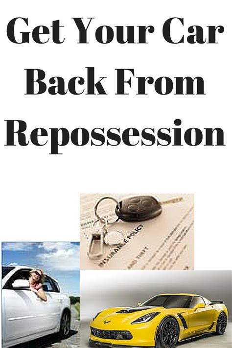 Car Repossessed Last Night I Can Get It Back With Chapter 13