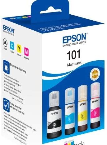 Комплект чернил Epson 101 для L4150/L4160/L4167 C13T03V64A купить в ...