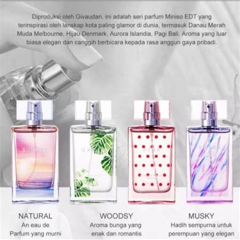 Miniso Parfum Cityscape Perfume Elegant And Refreshing Lady Perfume