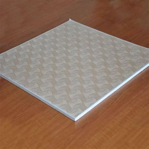 Pvc Gypsum Galvanised Pvc Laminated Gypsum Ceiling Tiles Cold Rolled