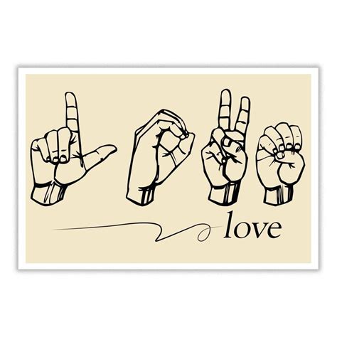 Sign Language Love Symbol