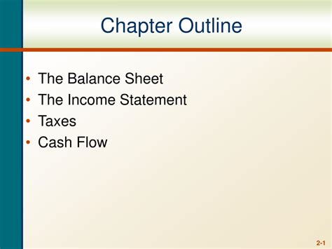 Ppt Financial Statements Taxes And Cash Flows Powerpoint Presentation Id6932914