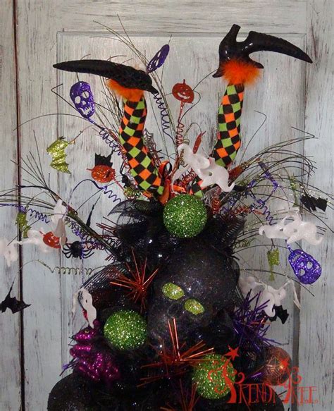 Tomato Cage Halloween Tutorial Using Deco Poly Mesh Needle Burst