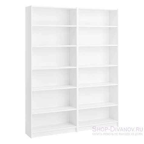 Купить стеллаж Билли 03 IKEA Белый Фасадный 0101 от производителя
