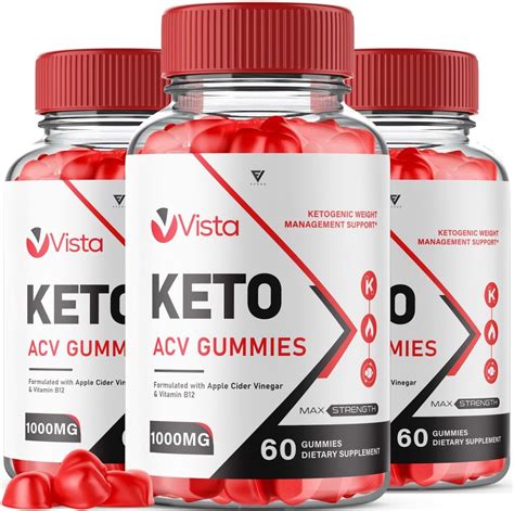 3 Pack Vista Keto Acv Gummies Advanced Weight Loss