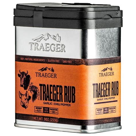 Traeger Grills 90 Oz Traeger Rub Garlic And Chili Pepper Nfm