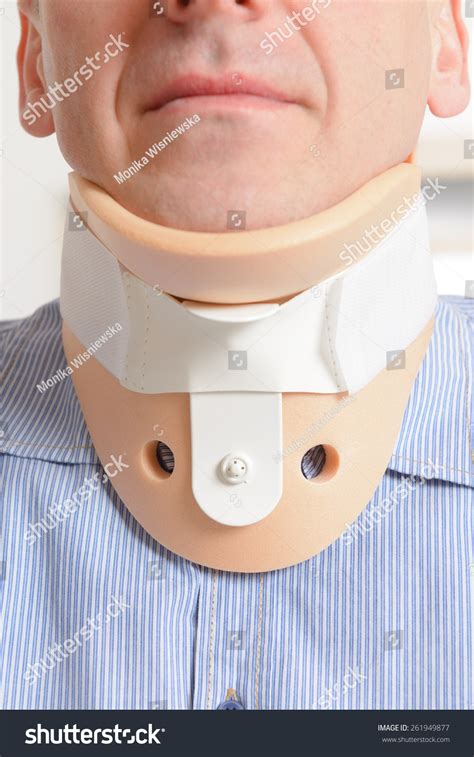 Man Surgical Cervical Collar Suffering Neck Stock Photo 261949877 | Shutterstock