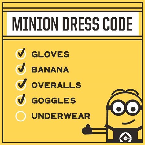 Dress Code Policies Even For Minions Hr Strategies