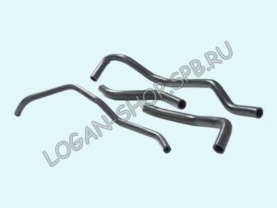 Патрубки отопителя подводящий и отводящий Logan, Sandero 1.6 CS-20 ...