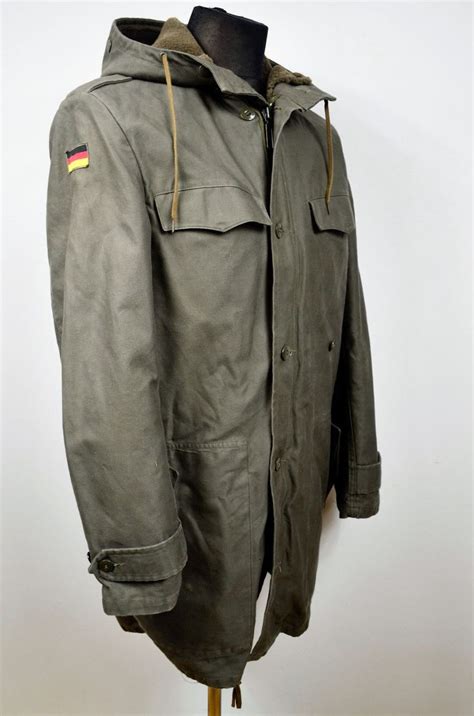 German Army Parka With Removable Liner Olive Green Jacket Ebay