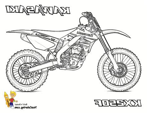 15 Impressionnant De Dessin Moto Cross à Imprimer Collection Coloriage