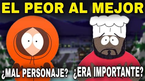 El PEOR Al MEJOR Personaje De South Park YouTube