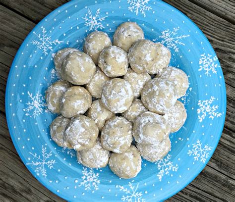 Russian Tea Cakes {snowball Cookies} Chocolate Slopes®